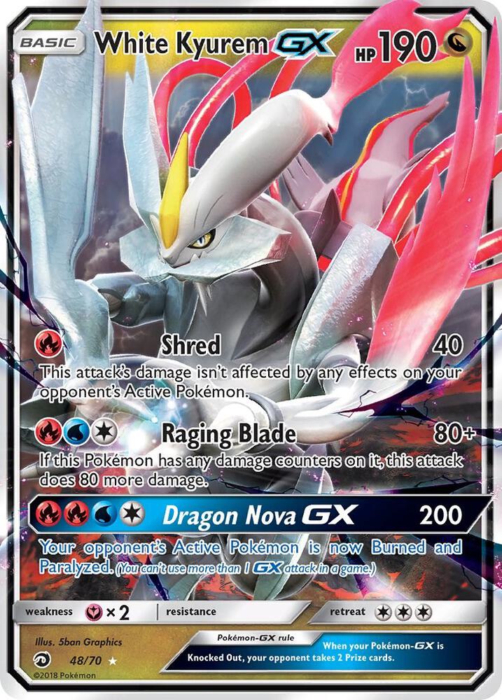 Pokemon - White Kyurem GX - Dragon Majesty (DRM)