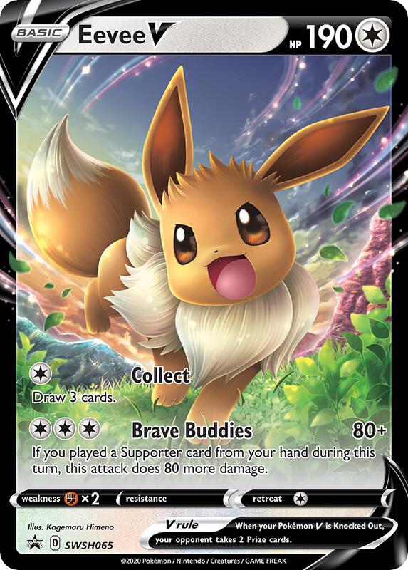 Pokemon - Eevee V - SWSH065 - SWSH: Sword & Shield Promo Cards (SWSD)