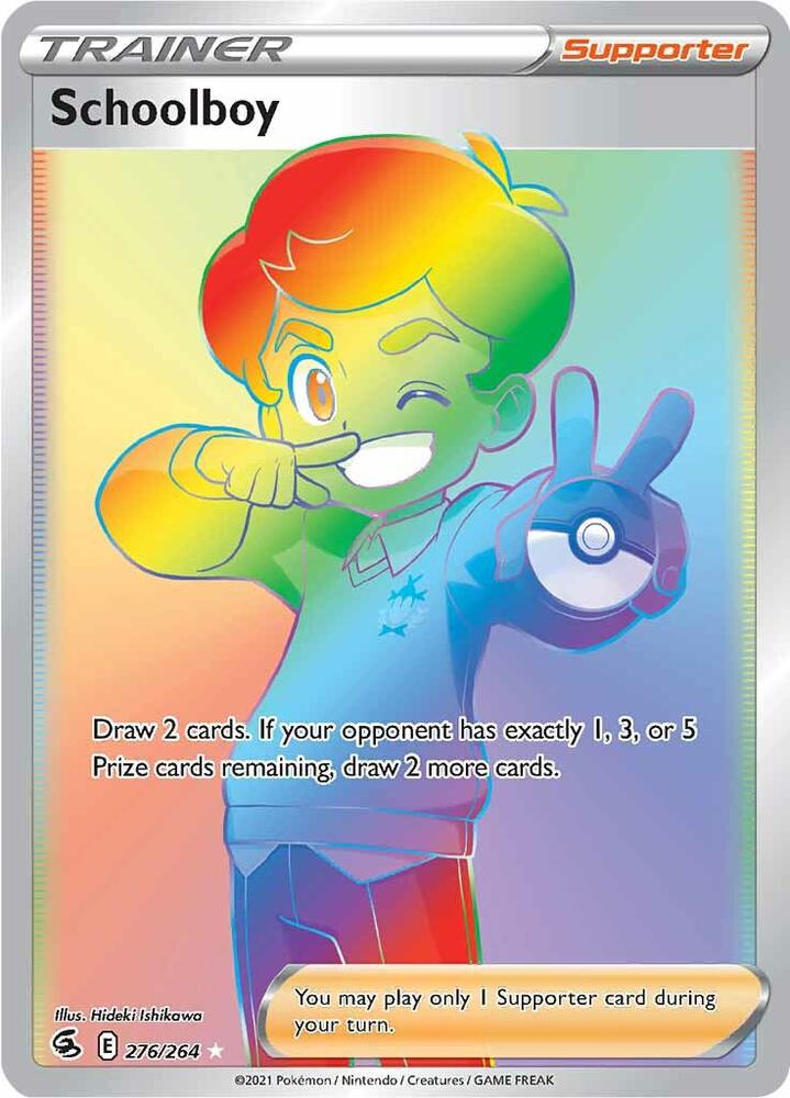 Pokemon - Schoolboy (Secret) - SWSH08: Fusion Strike (SWSH08)