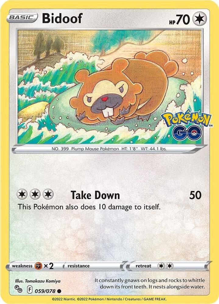 Pokemon - Bidoof - Pokemon GO (PGO) KOMIYA