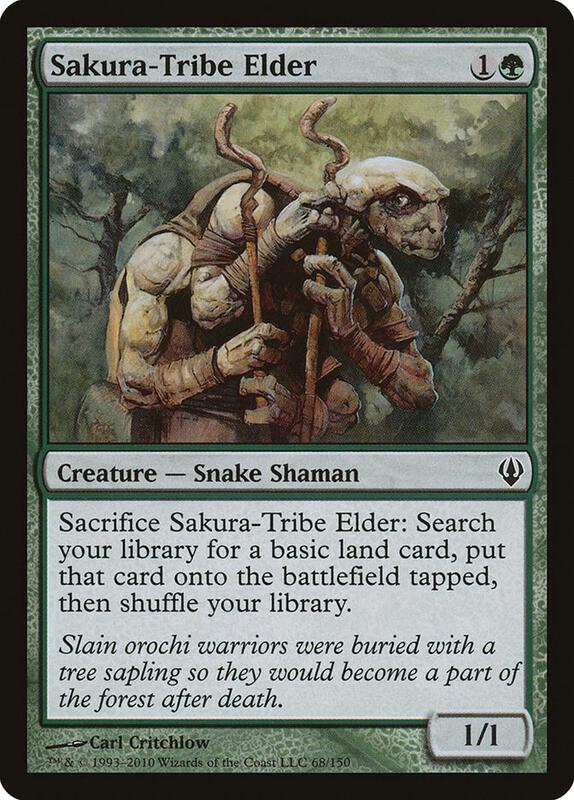 MTG - Sakura-Tribe Elder - Archenemy (ARC)