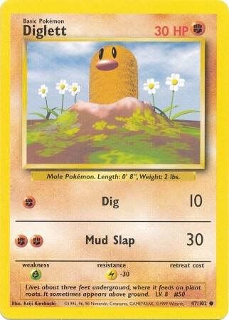 Pokemon - Diglett - Base Set (BS)