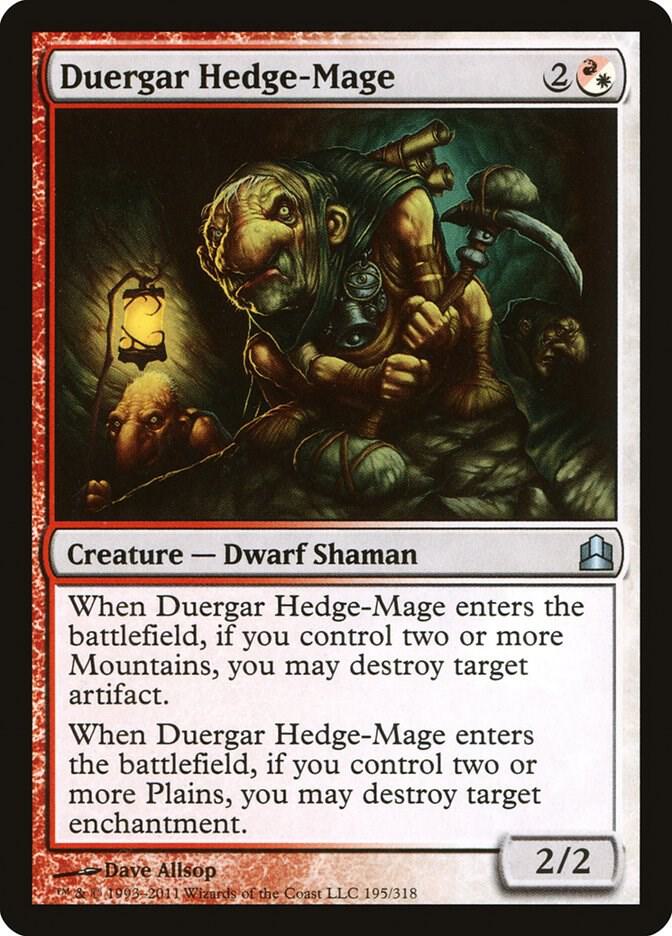 MTG - Duergar Hedge-Mage - Commander (CMD)