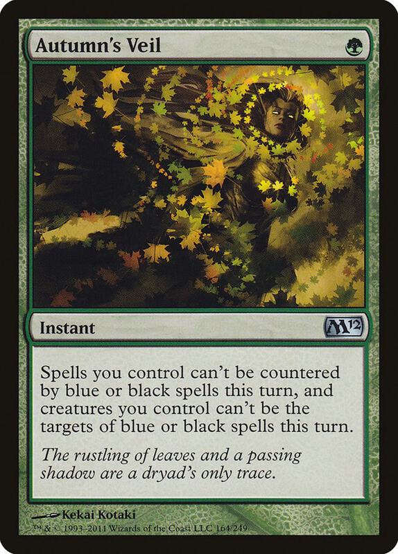 MTG - Autumn's Veil - Magic 2012 (M12)