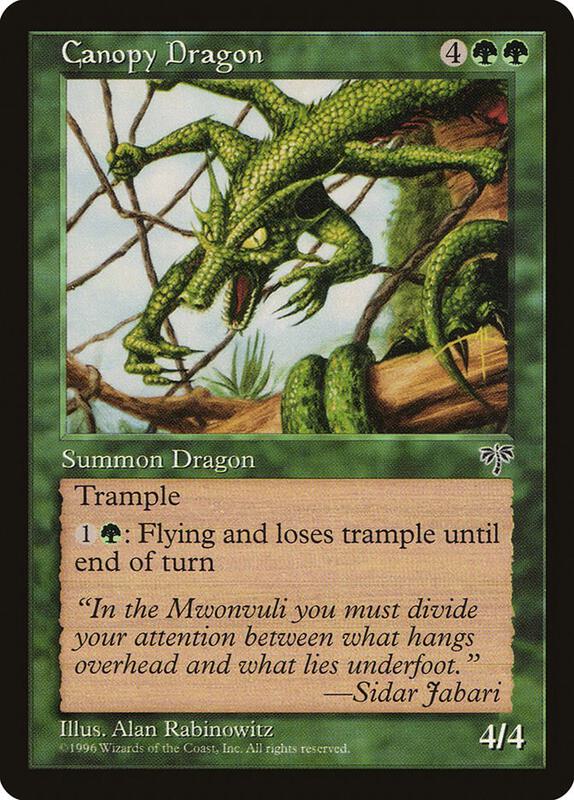MTG - Canopy Dragon - Mirage (MIR)
