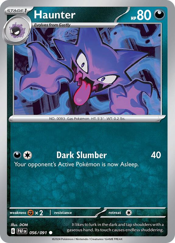 Pokemon - Haunter - SV: Paldean Fates (PAF) Reverse Holofoil
