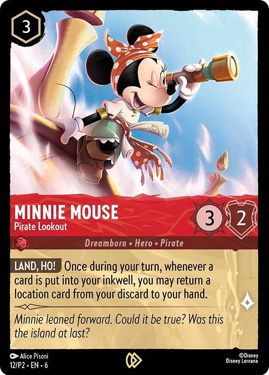 Lorcana - Minnie Mouse - Pirate Lookout - Disney Lorcana Promo Cards (DLPC)
