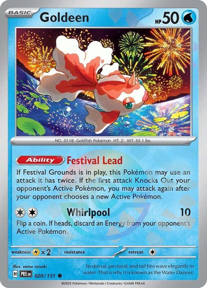 Pokemon - Goldeen (Poke Ball Pattern) - SV: Prismatic Evolutions (PRE)