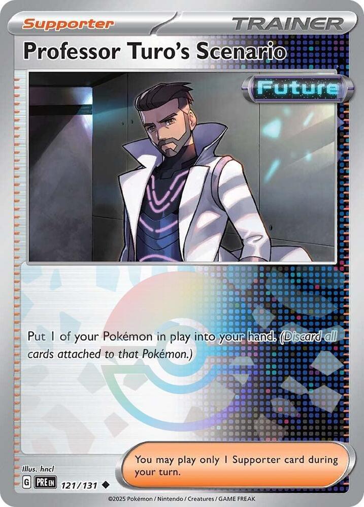 Pokemon - Professor Turo's Scenario (Poke Ball Pattern) - SV: Prismatic Evolutions (PRE)