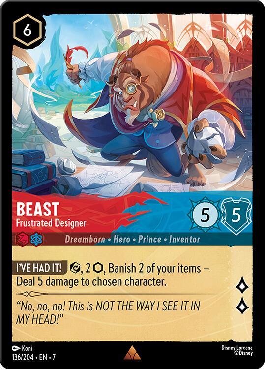 Lorcana - Beast - Frustrated Designer - Archazia's Island (7)