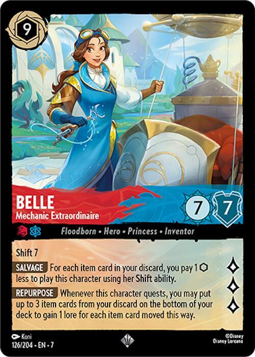 Lorcana - Belle - Mechanic Extraordinaire - Archazia's Island (7)