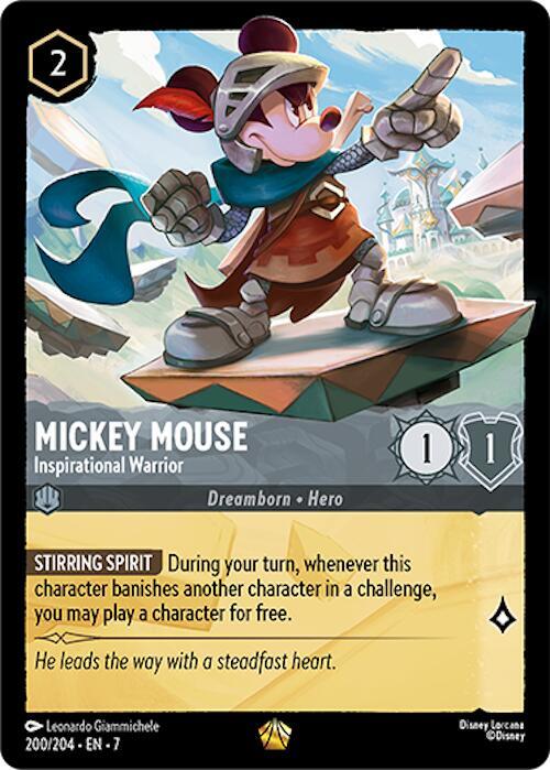 Lorcana - Mickey Mouse - Inspirational Warrior - Archazia's Island (7)