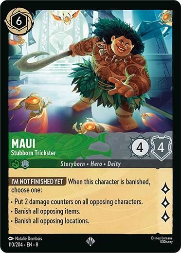 Lorcana - Maui - Stubborn Trickster - Reign of Jafar (8)