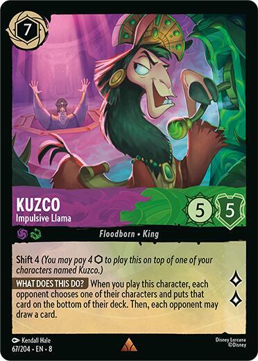 Lorcana - Kuzco - Impulsive Llama - Reign of Jafar (8)