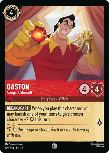 Lorcana - Gaston - Arrogant Showoff - Reign of Jafar (8)