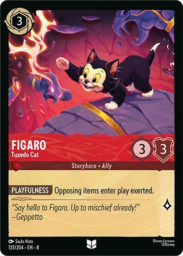 Lorcana - Figaro - Tuxedo Cat - Reign of Jafar (8)