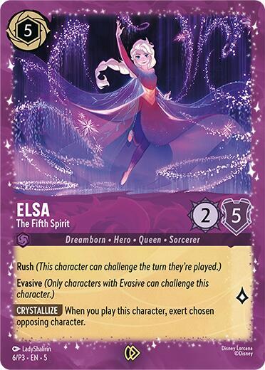 Lorcana - Elsa - The Fifth Spirit - Disney Lorcana Promo Cards (DLPC)