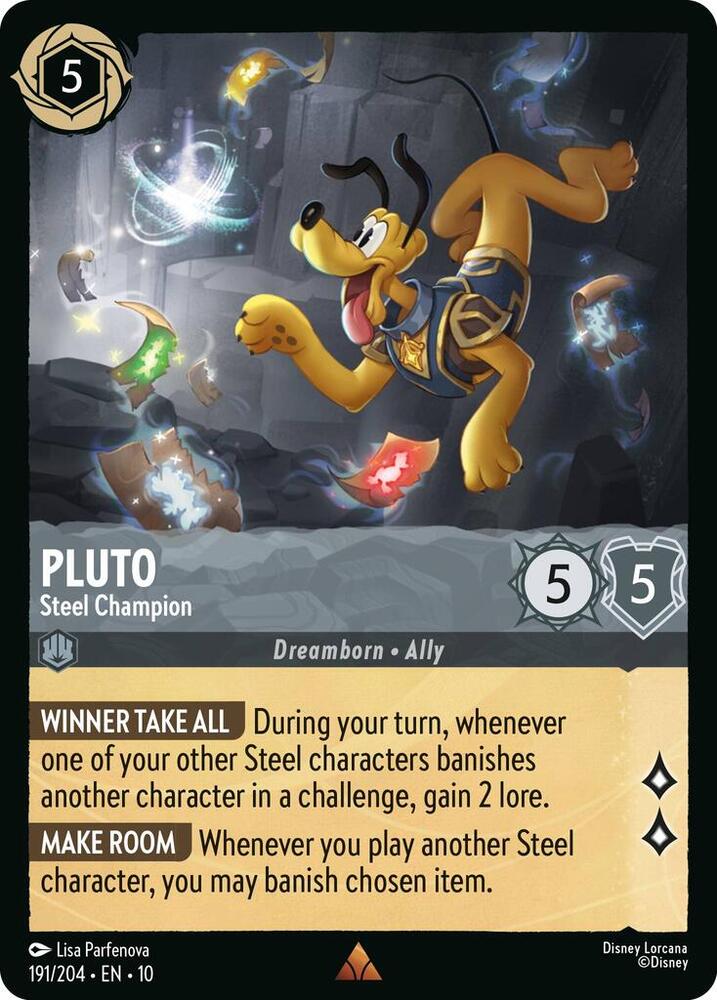 Pluto - Steel Champion - Whispers in the Well (10) Cold Foil