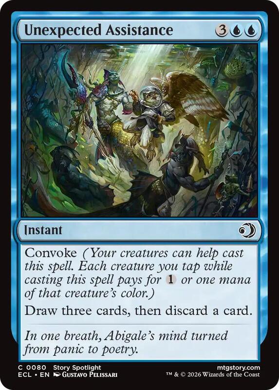 MTG - Unexpected Assistance - Lorwyn Eclipsed (ECL)