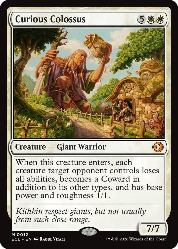 MTG - Curious Colossus - Lorwyn Eclipsed (ECL)