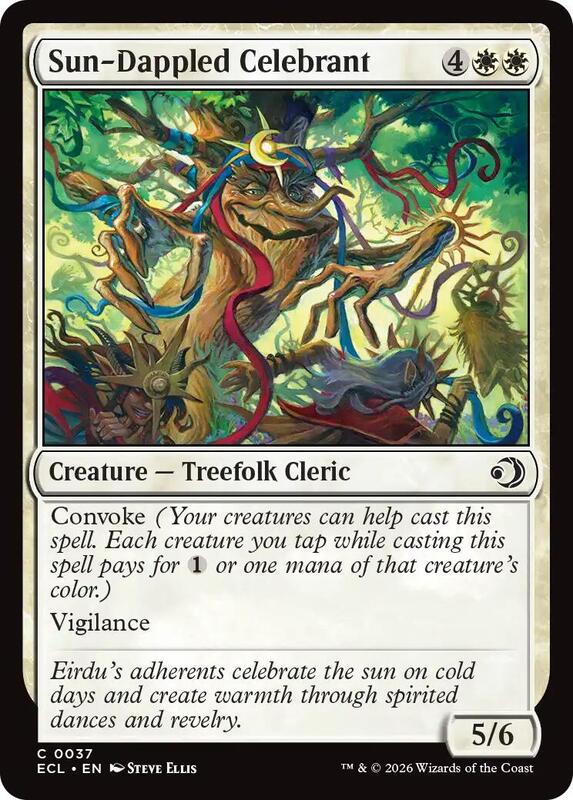 MTG - Sun-Dappled Celebrant - Lorwyn Eclipsed (ECL)
