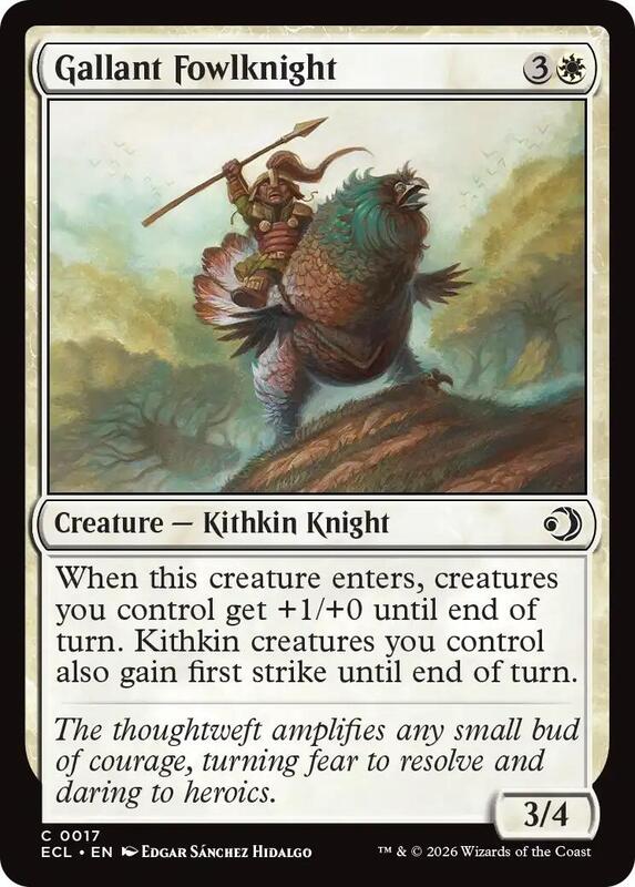 MTG - Gallant Fowlknight - Lorwyn Eclipsed (ECL)