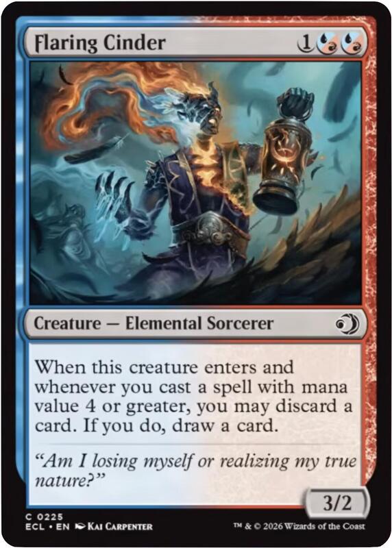 MTG - Flaring Cinder - Lorwyn Eclipsed (ECL)