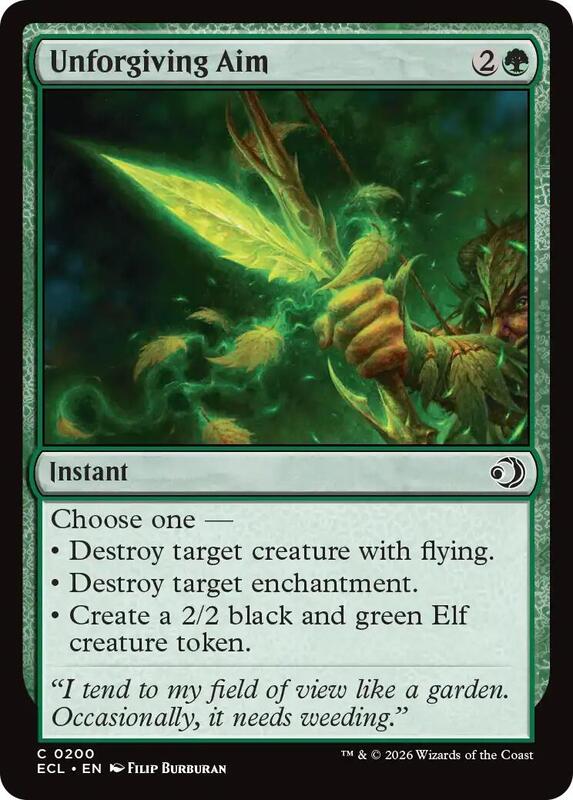 MTG - Unforgiving Aim - Lorwyn Eclipsed (ECL)