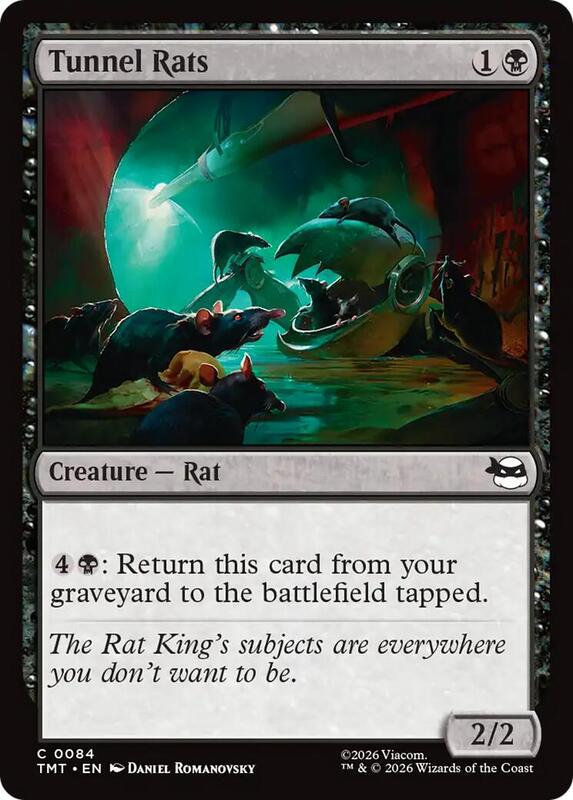 MTG - Tunnel Rats - Teenage Mutant Ninja Turtles (TMT) Foil