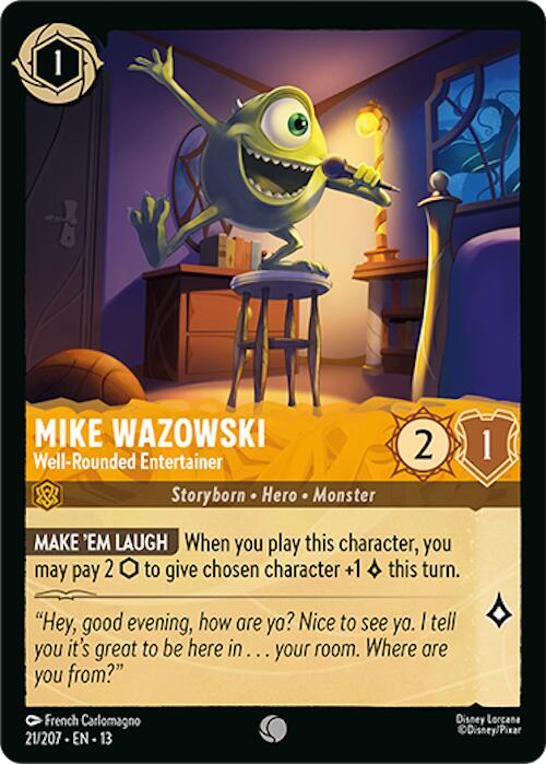 Lorcana - Mike Wazowski - Well-Rounded Entertainer - Attack of the Vine! (13)
