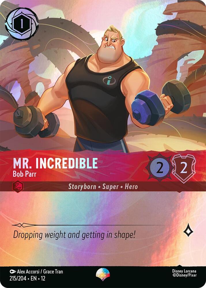 Lorcana - Mr. Incredible - Bob Parr (Epic) - Wilds Unknown (12)