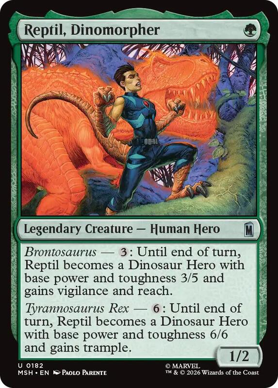 MTG - Reptil, Dinomorpher - Marvel Super Heroes (MSH)