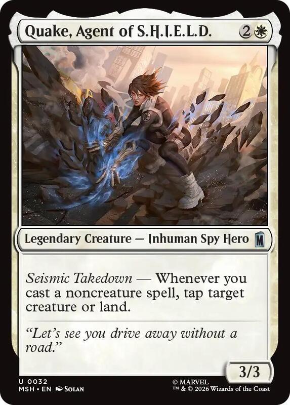 MTG - Quake, Agent of S.H.I.E.L.D. - Marvel Super Heroes (MSH)