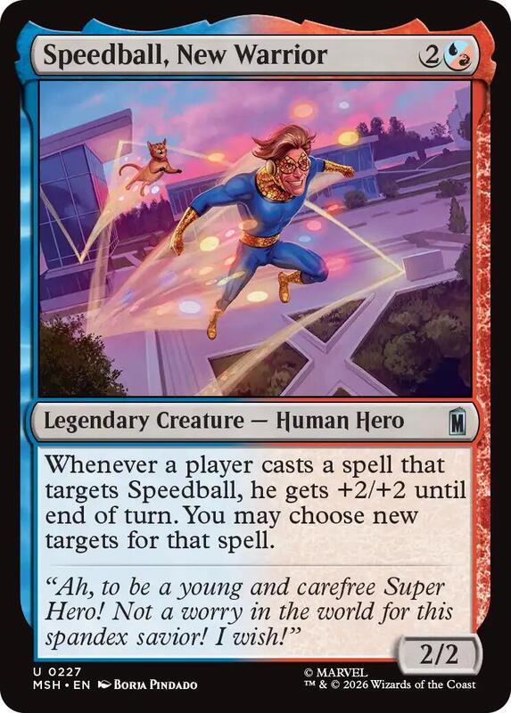 MTG - Speedball, New Warrior - Marvel Super Heroes (MSH)