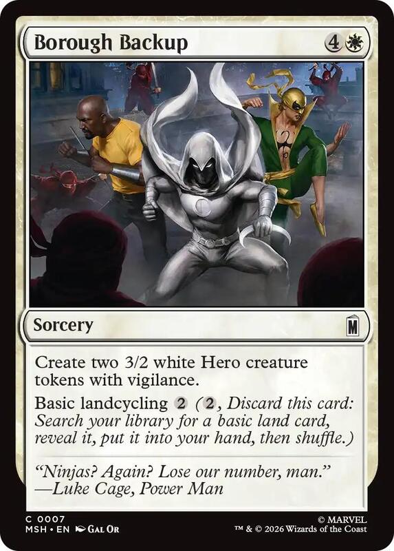 MTG - Borough Backup - Marvel Super Heroes (MSH)