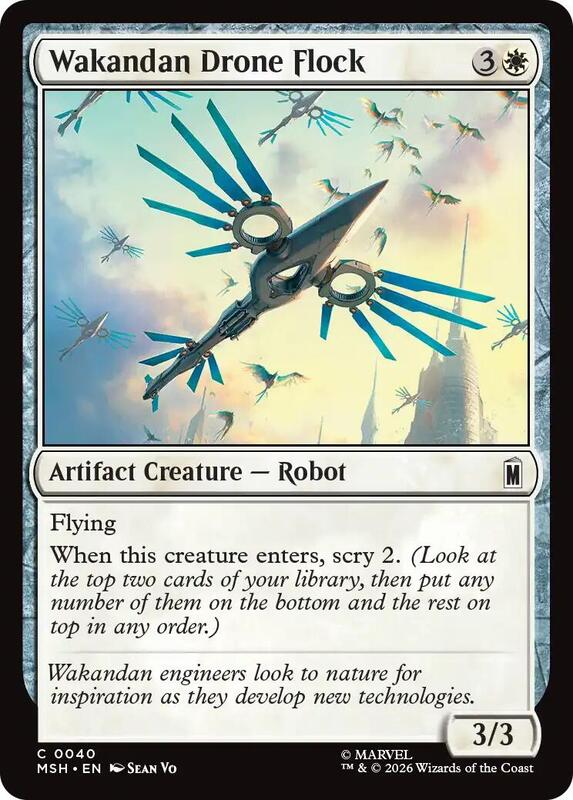 MTG - Wakandan Drone Flock - Marvel Super Heroes (MSH) Foil