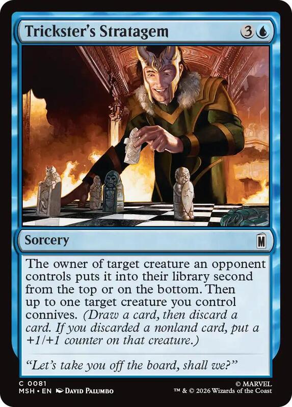 MTG - Trickster's Stratagem - Marvel Super Heroes (MSH)