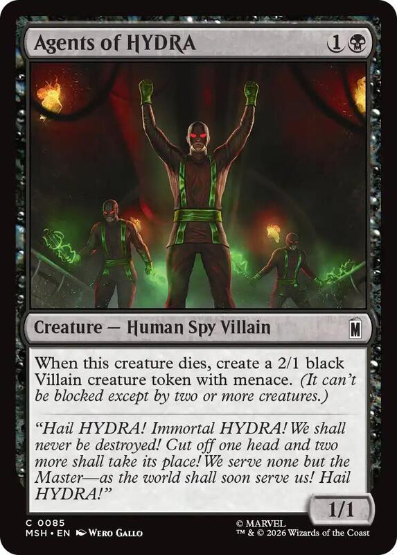 MTG - Agents of HYDRA - Marvel Super Heroes (MSH)