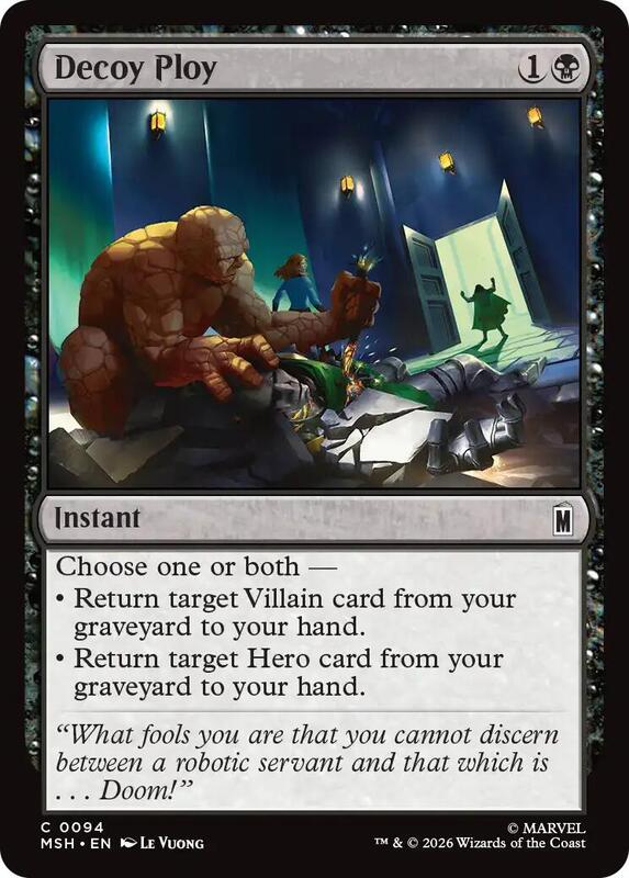 MTG - Decoy Ploy - Marvel Super Heroes (MSH)