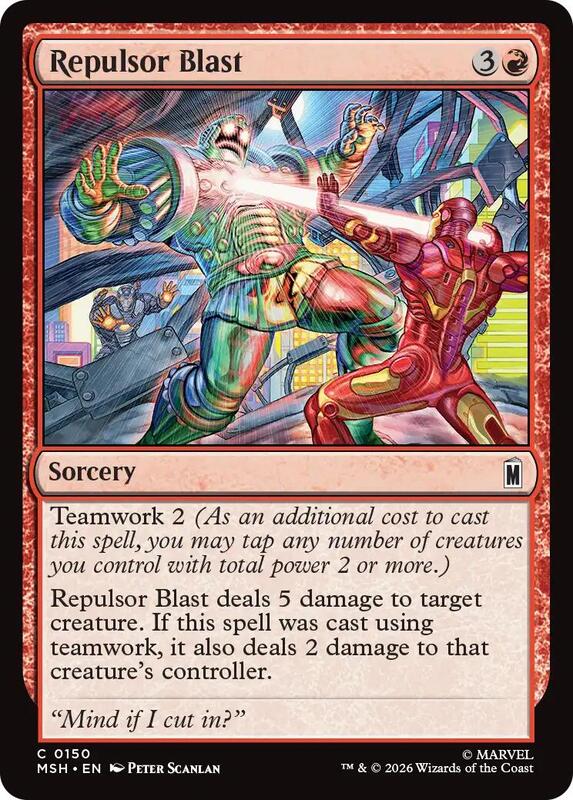 MTG - Repulsor Blast - Marvel Super Heroes (MSH)