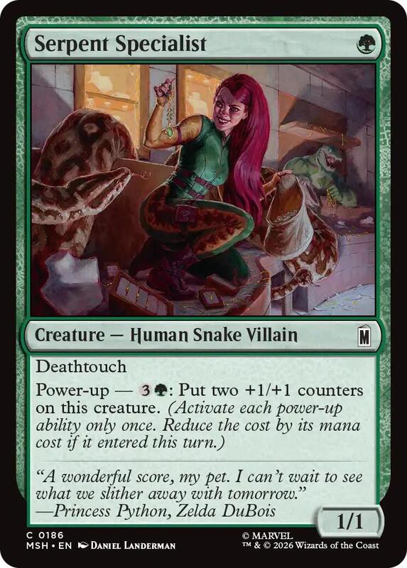 MTG - Serpent Specialist - Marvel Super Heroes (MSH)