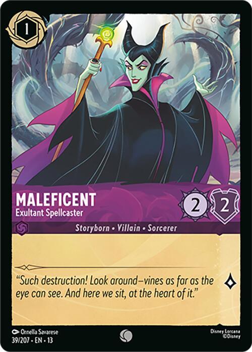 Lorcana - Maleficent - Exultant Spellcaster - Attack of the Vine! (13)