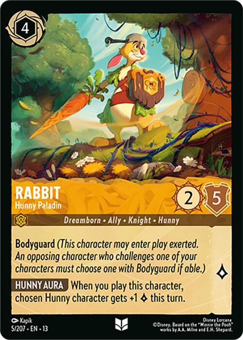 Lorcana - Rabbit - Hunny Paladin - Attack of the Vine! (13)