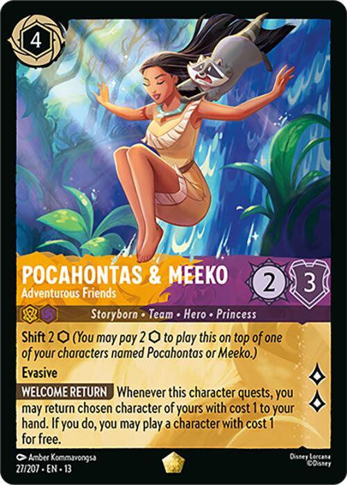 Lorcana - Pocahontas & Meeko - Adventurous Friends - Attack of the Vine! (13)