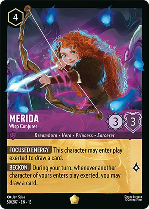 Lorcana - Merida - Wisp Conjurer - Attack of the Vine! (13)
