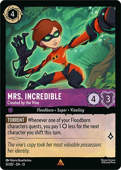 Lorcana - Mrs. Incredible - Created by the Vine - Attack of the Vine! (13)