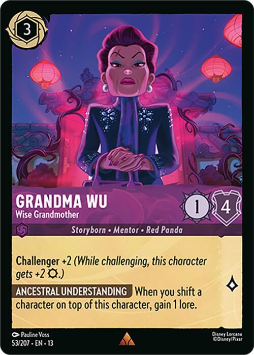 Lorcana - Grandma Wu - Wise Grandmother - Attack of the Vine! (13)