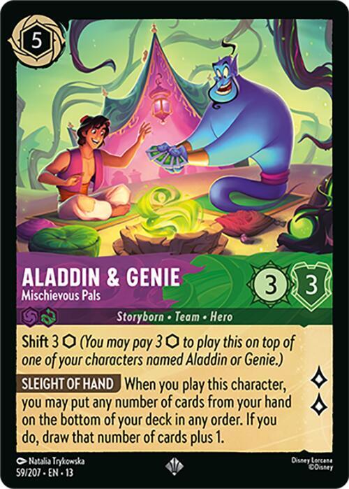 Lorcana - Aladdin & Genie - Mischievous Pals - Attack of the Vine! (13)