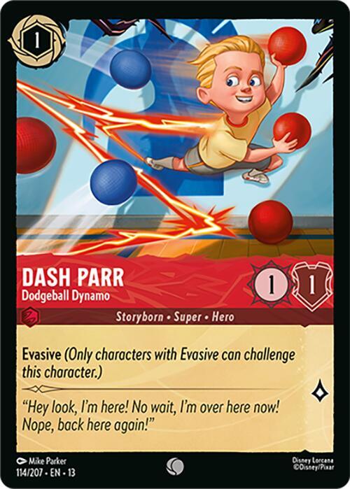Lorcana - Dash Parr - Dodgeball Dynamo - Attack of the Vine! (13)