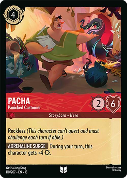 Lorcana - Pacha - Panicked Customer - Attack of the Vine! (13)